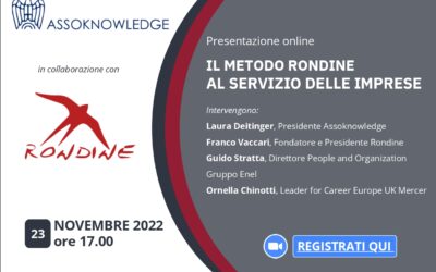 Presentazione del Metodo Rondine al servizio delle Imprese