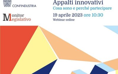 Webinar: Appalti per l’Innovazione. Cosa sono e perché partecipare