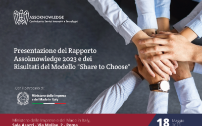 Presentazione “Rapporto Assoknowledge 2023” e Risultati sperimentazione modello “Share to Choose”