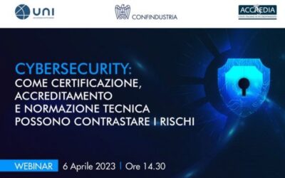 Webinar: Cybersecurity e normazione tecnica