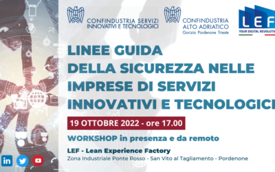 LINEE GUIDA SULLA SICUREZZA PER LE IMPRESE DI SERVIZI INNOVATIVI E TECNOLOGICI